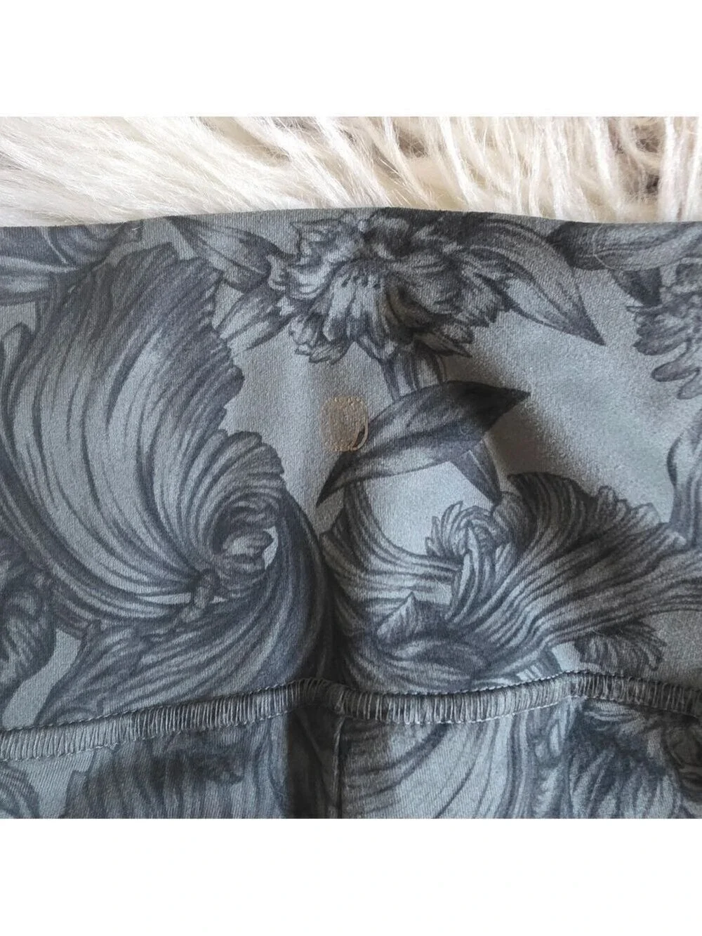 Sweaty Betty Gray Floral Leggings